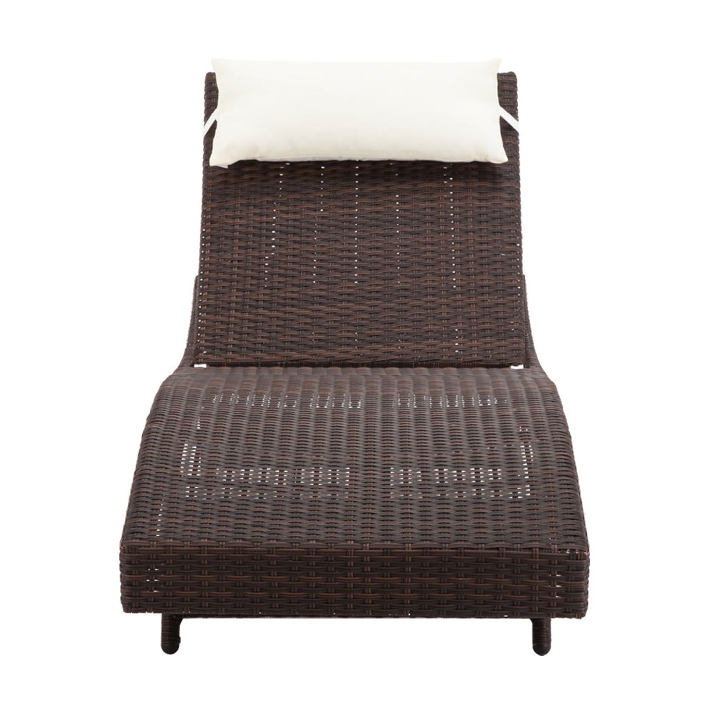 Outdoor Sun Lounge Bed - Set of 2
