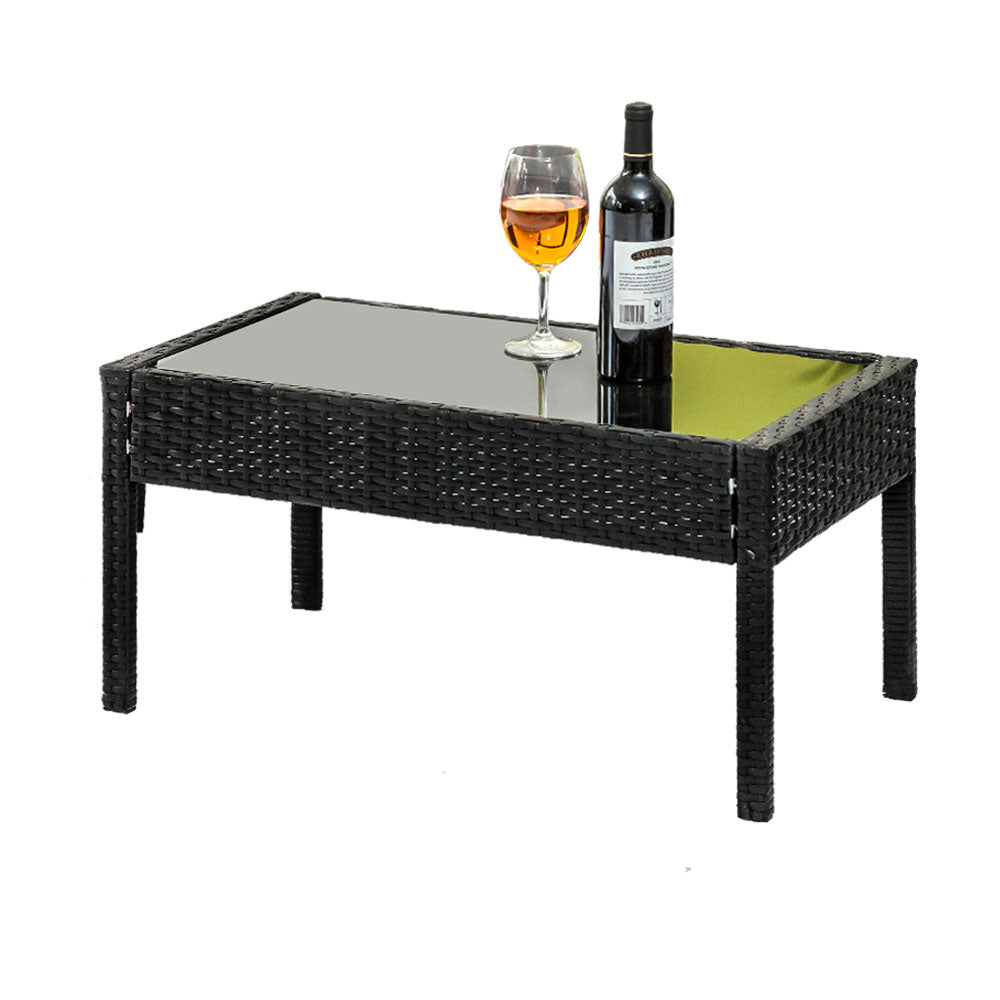 Outdoor Furniture Garden Patio Table Chairs Lounge Set - Lime Green