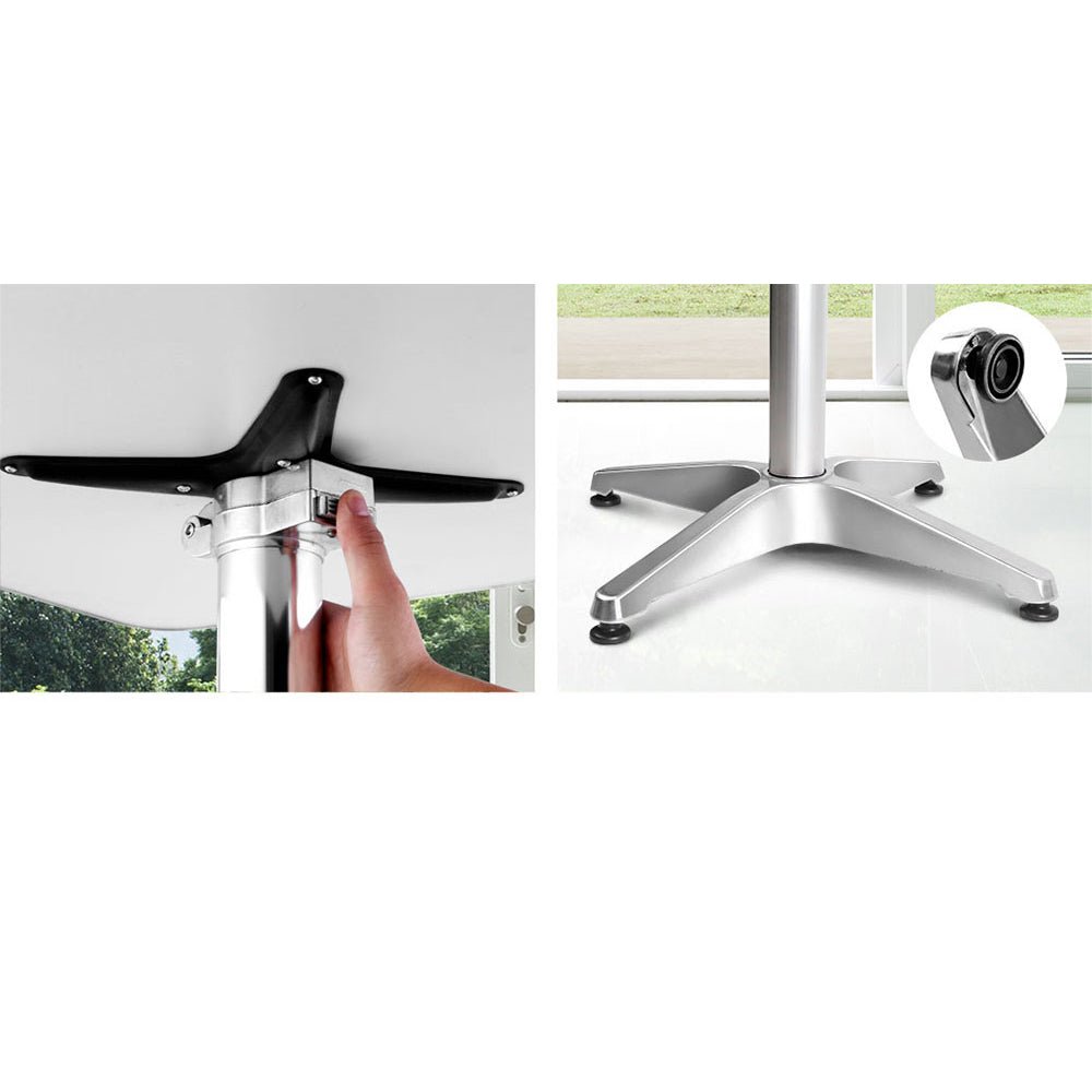Outdoor Adjustble Square Bar Table - Aluminum