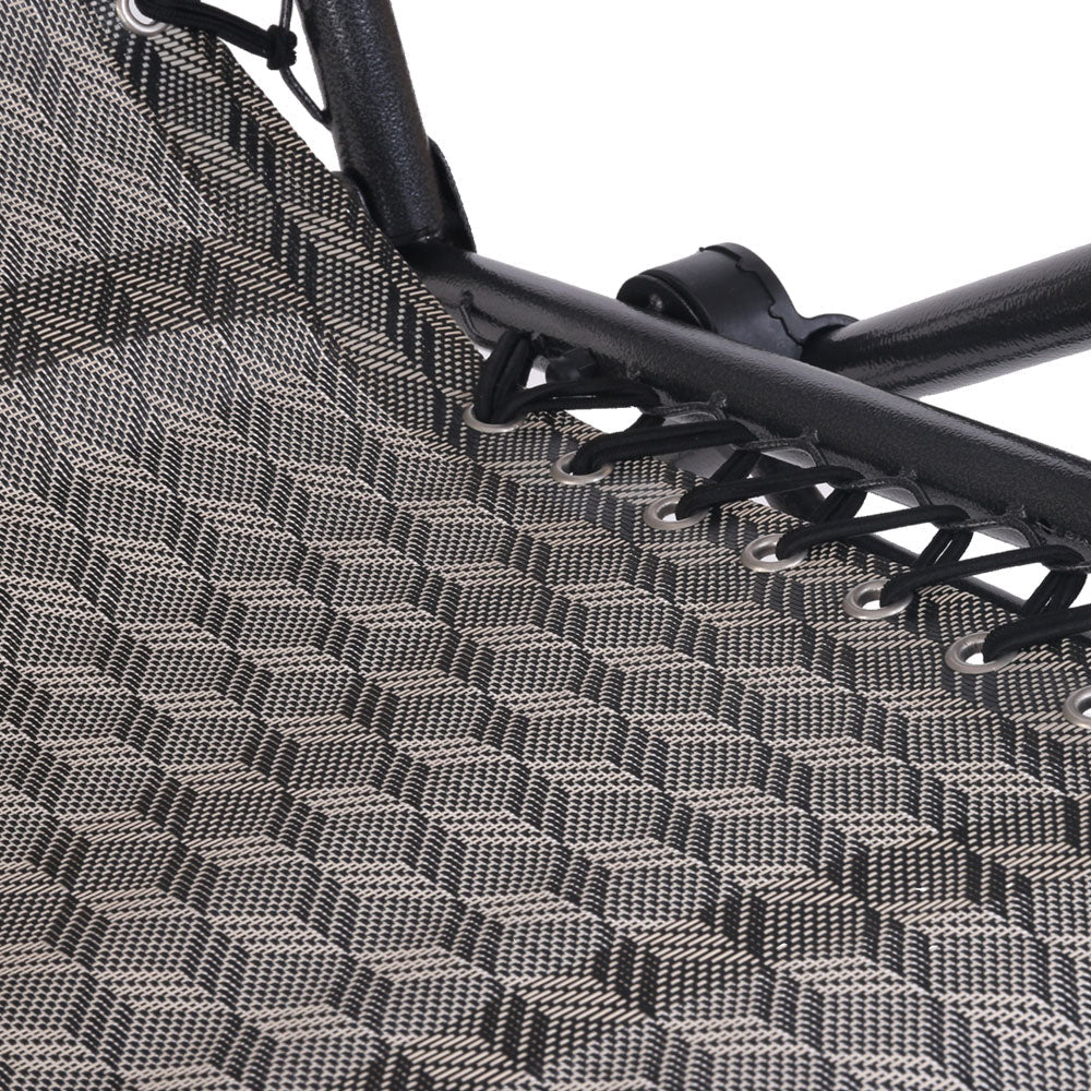 Portable Outdoor Recliner Patio Chair - Grey