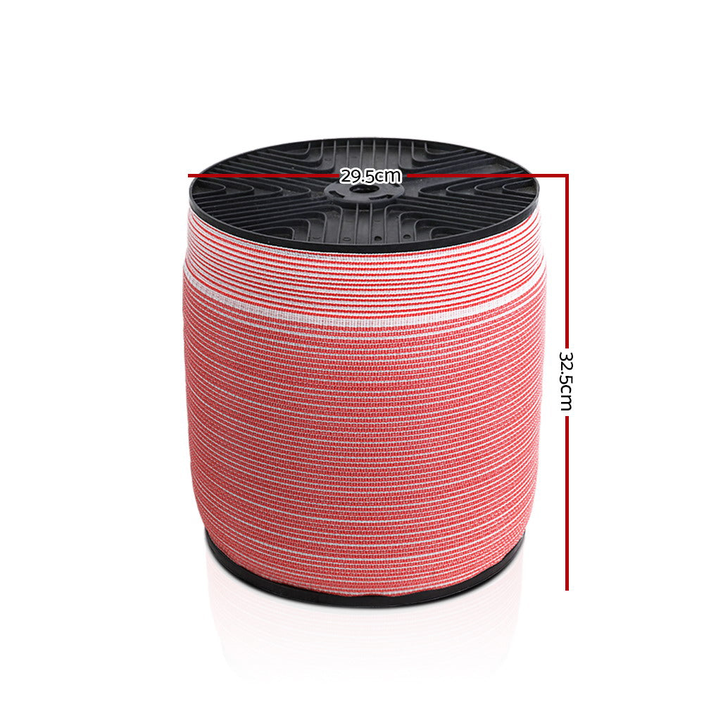 Electric Wire Ploy Tape Stainless Steel Temporary Fencing Kit - 2000M