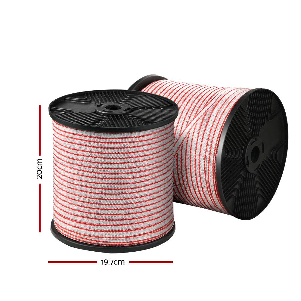Fence Wire Fencing Polytape Roll Energiser - 400m
