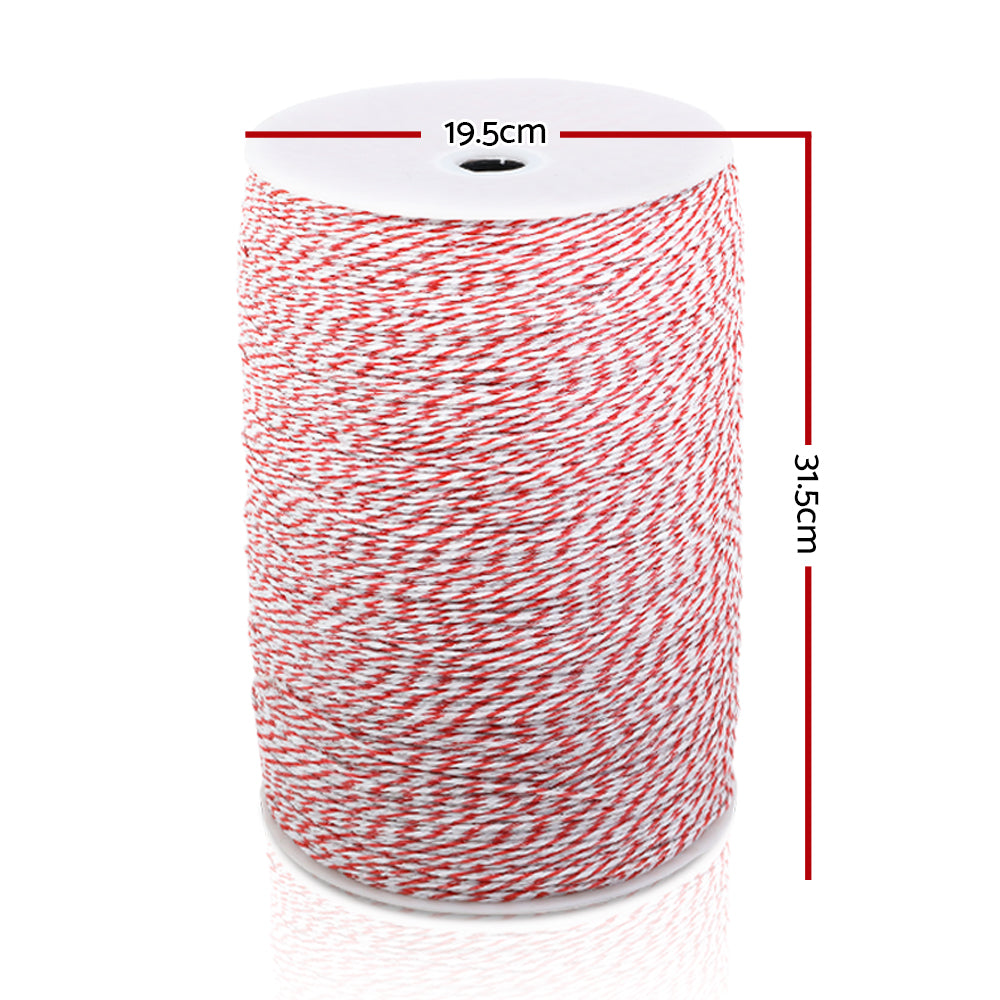 Polywire Roll Electric Fence Energiser Stainless Steel - 2000M