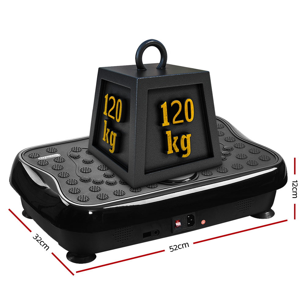 Vibration Machine Platform Plate Exercise Fit Gym Home - Red