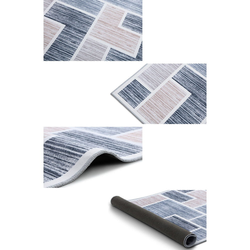 Short Pile Anti Slip Floor Rug - 120x170cm
