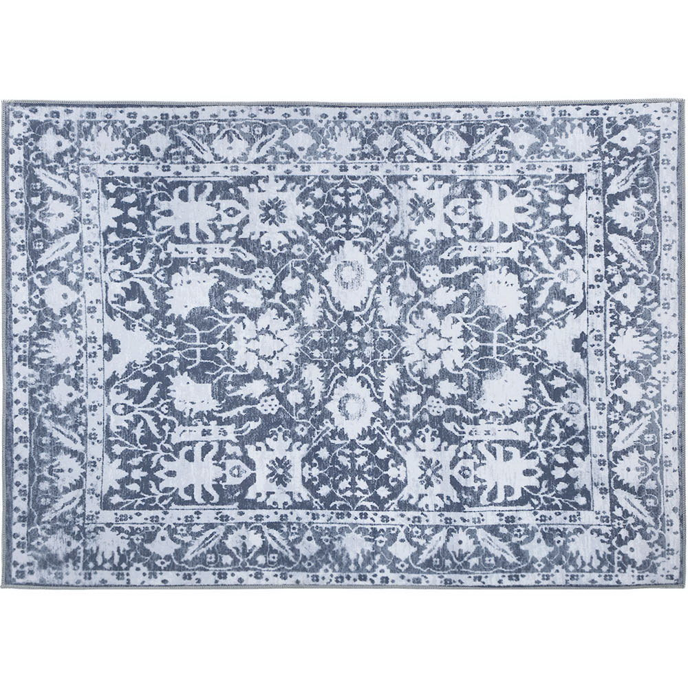 Soft Short Pile Area Floor Rug 160x230 - Blue