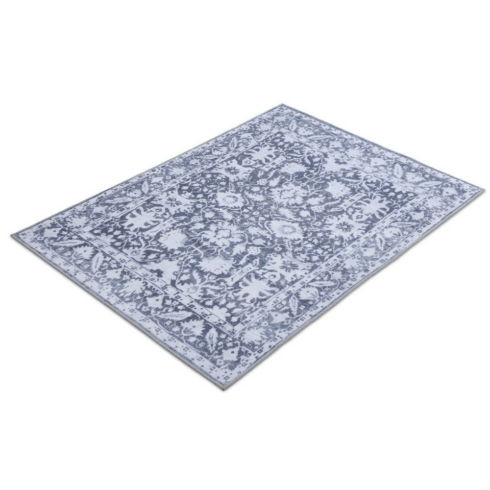Soft Short Pile Area Floor Rug 160x230 - Blue