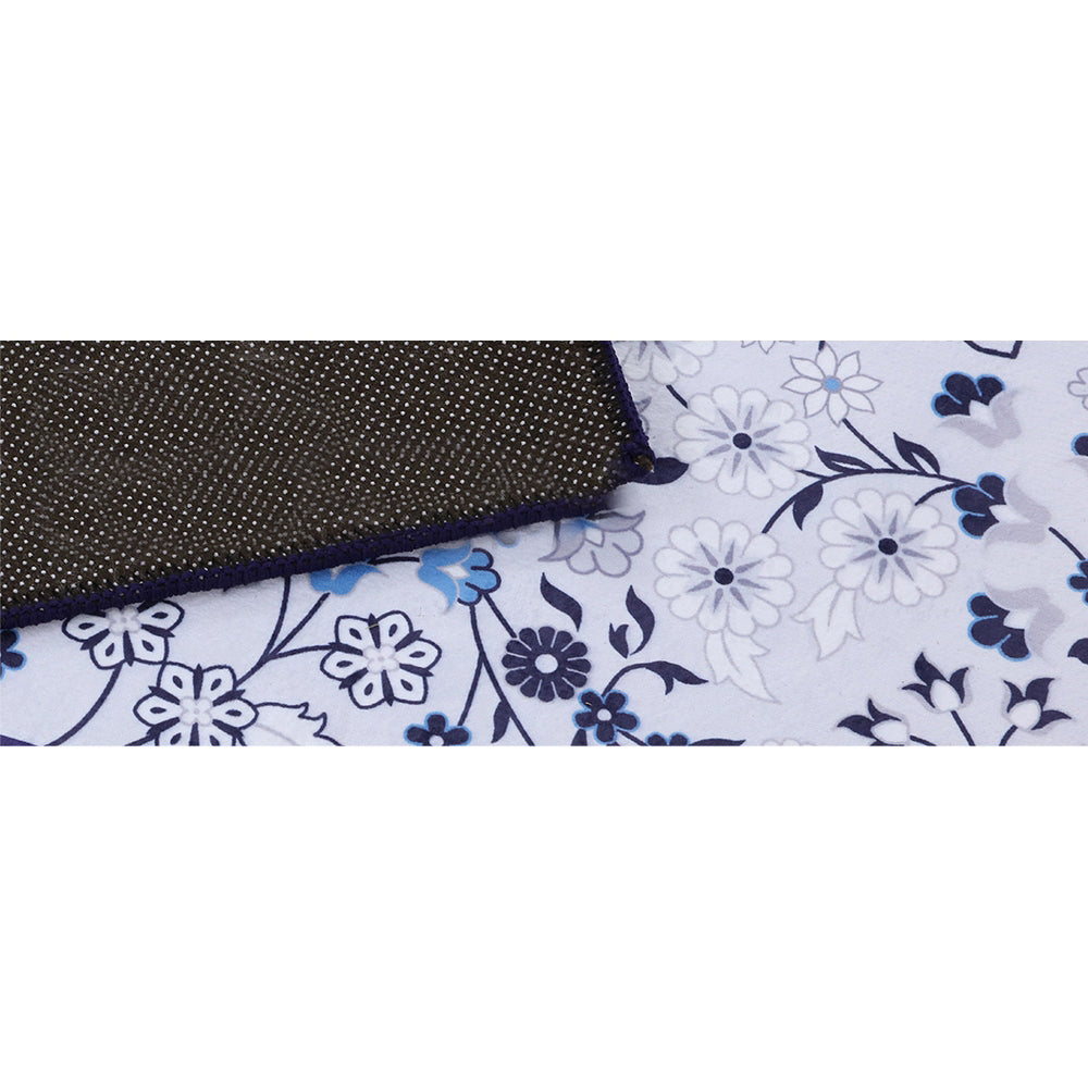 Soft Short Pile Floor Rug 200x290 - Blue