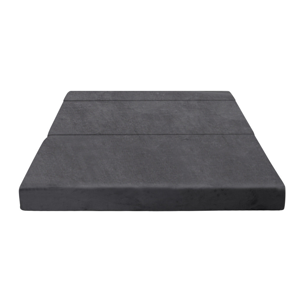 Foldable Foam Mattress - Grey