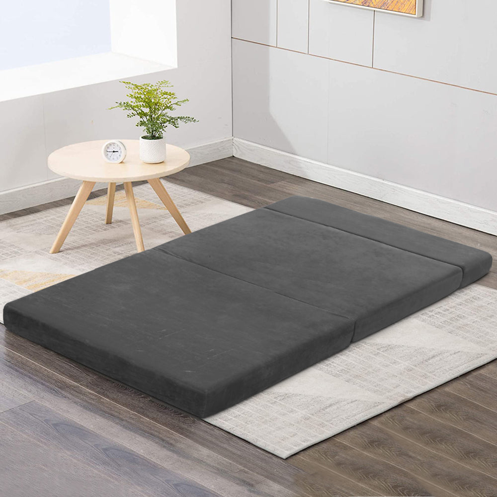Foldable Foam Mattress - Grey