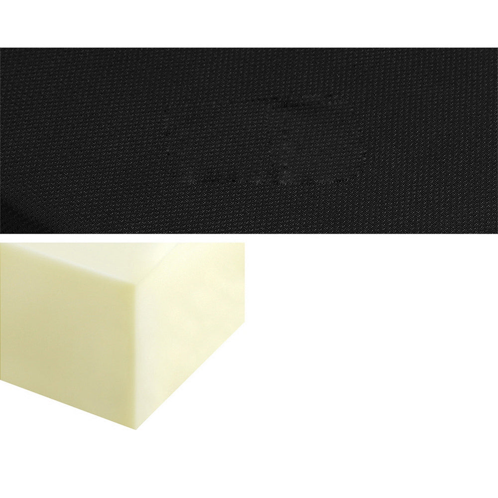 Portable Folding Sofa Bed Mattress - Black - Double