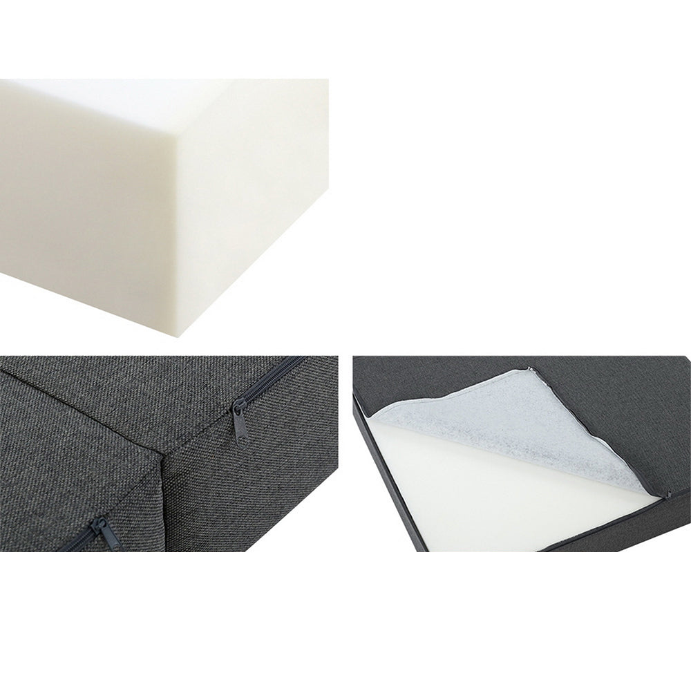 Portable Folding Bed Mattress - Dark Grey