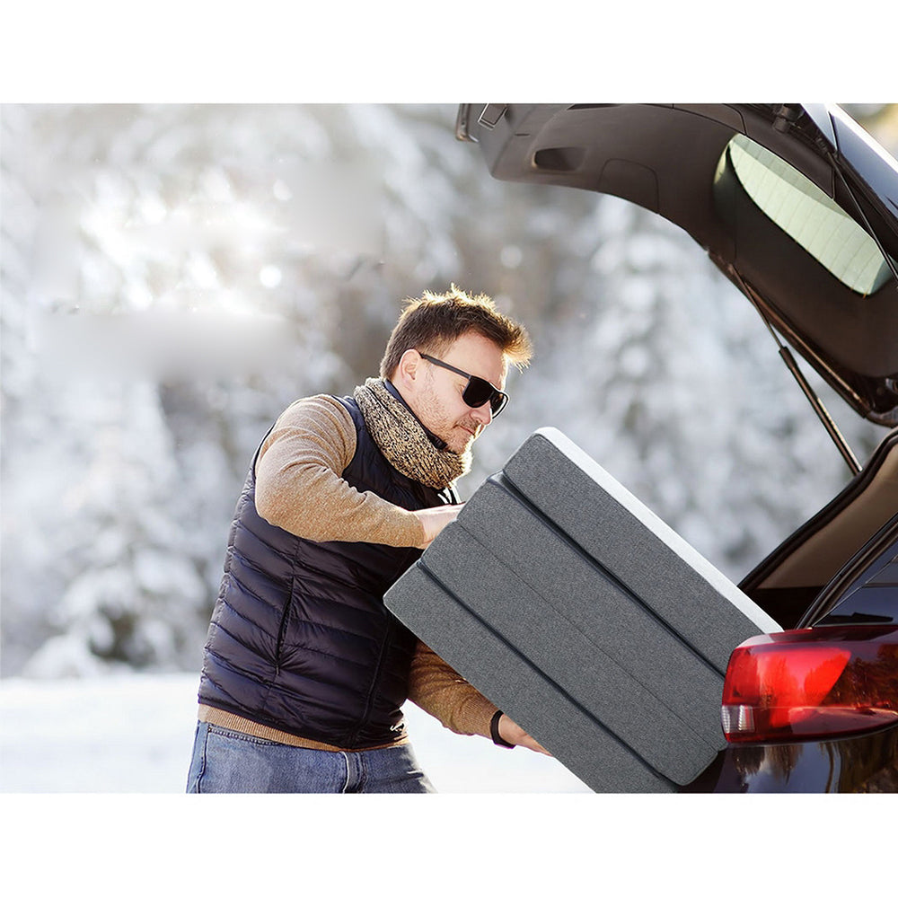 Portable Folding Bed Mattress - Dark Grey