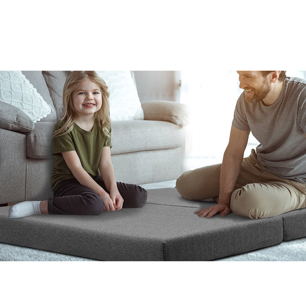 Portable Folding Mattress - Dark Grey