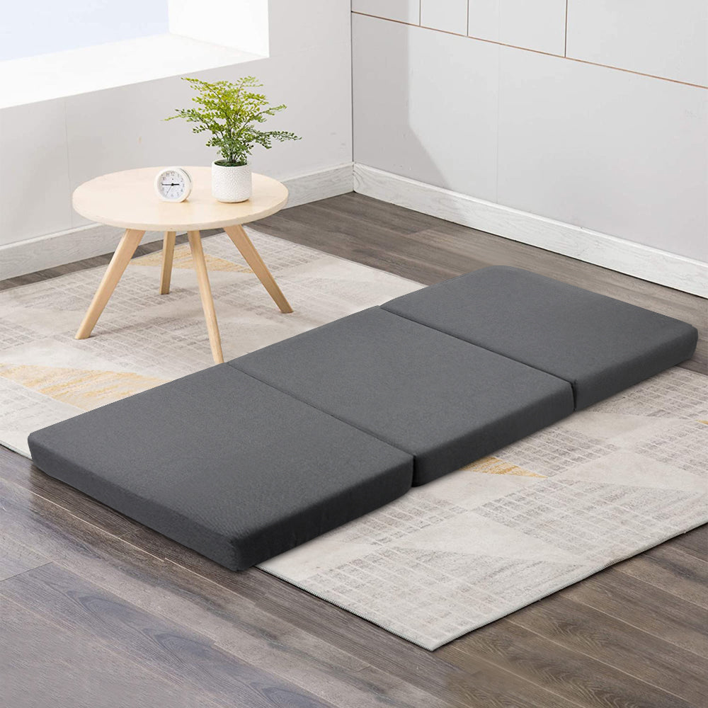 Portable Folding Mattress - Dark Grey