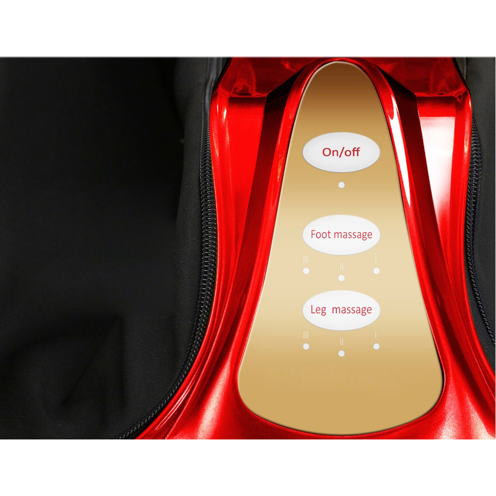 Shiatsu Ankle Calf Foot Massager - Red