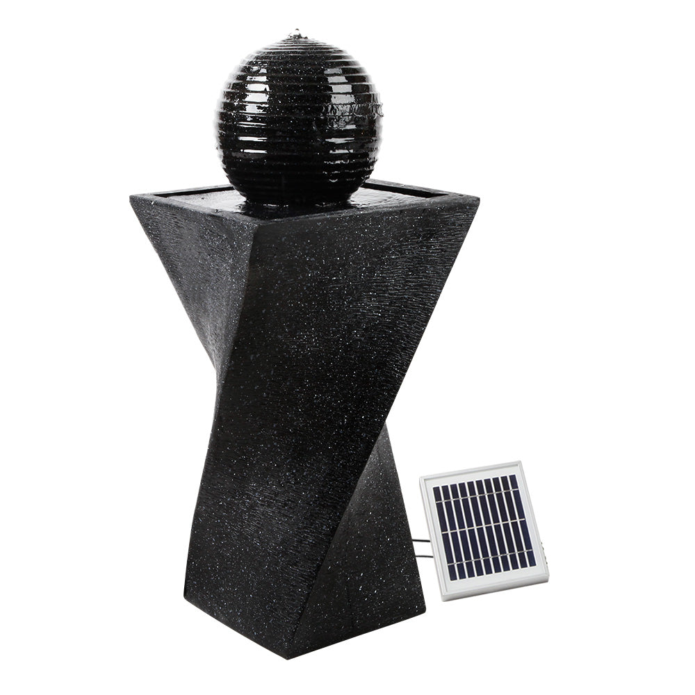 Solar Powered Water Fountain - 4 LED Lights