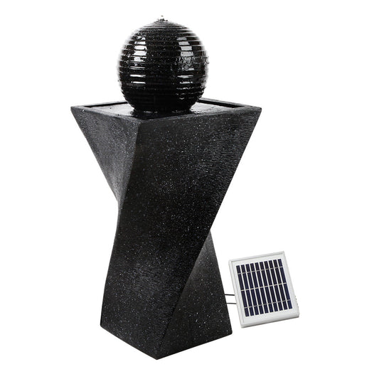 Solar Powered Water Fountain - 4 LED Lights