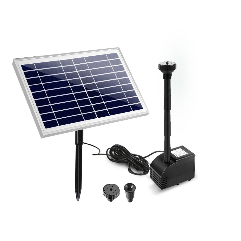 Solar Powered Water Fountain Pump Outdoor Submersible Filter - 6.6FT