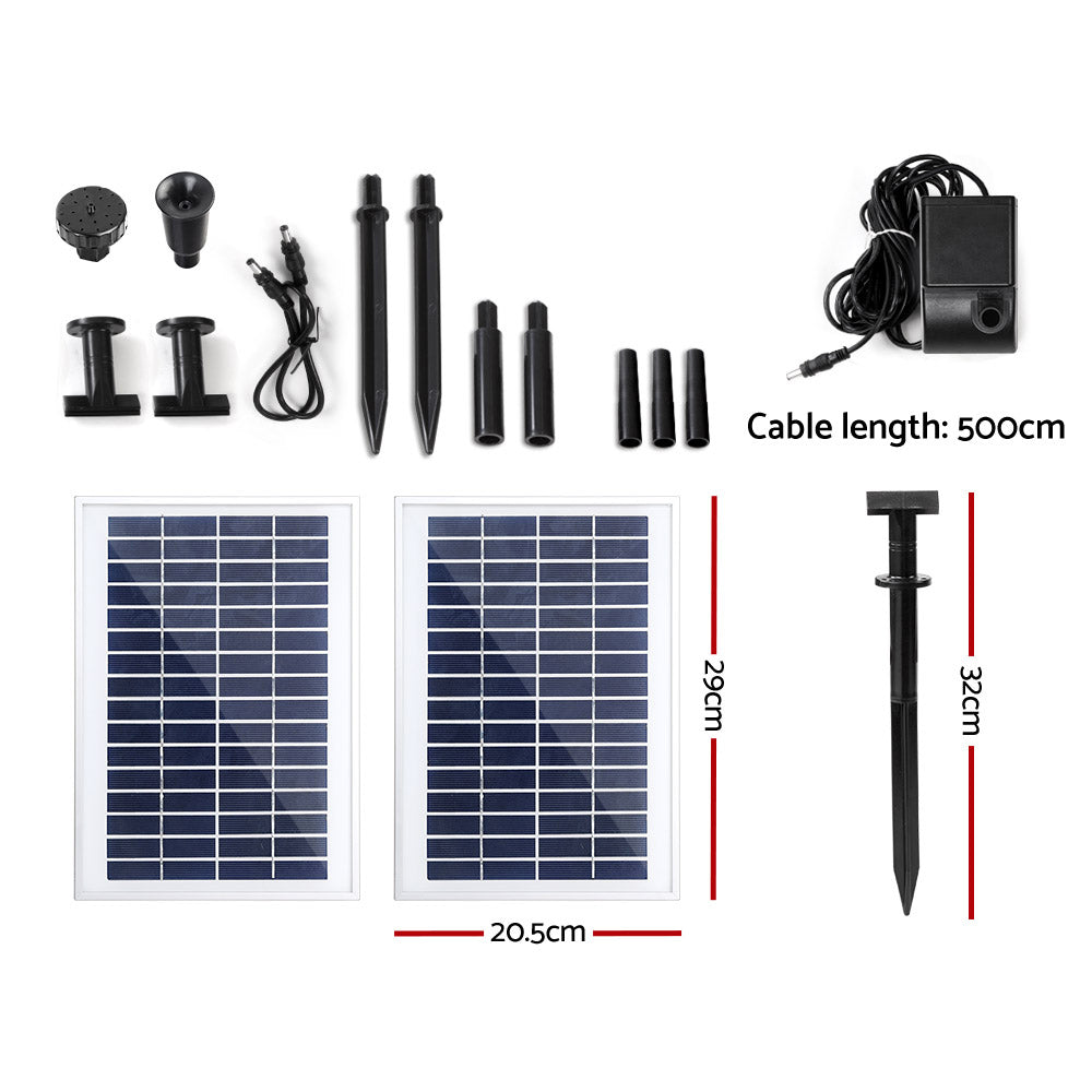 Solar Powered Submersible Water pond Pump - 110W