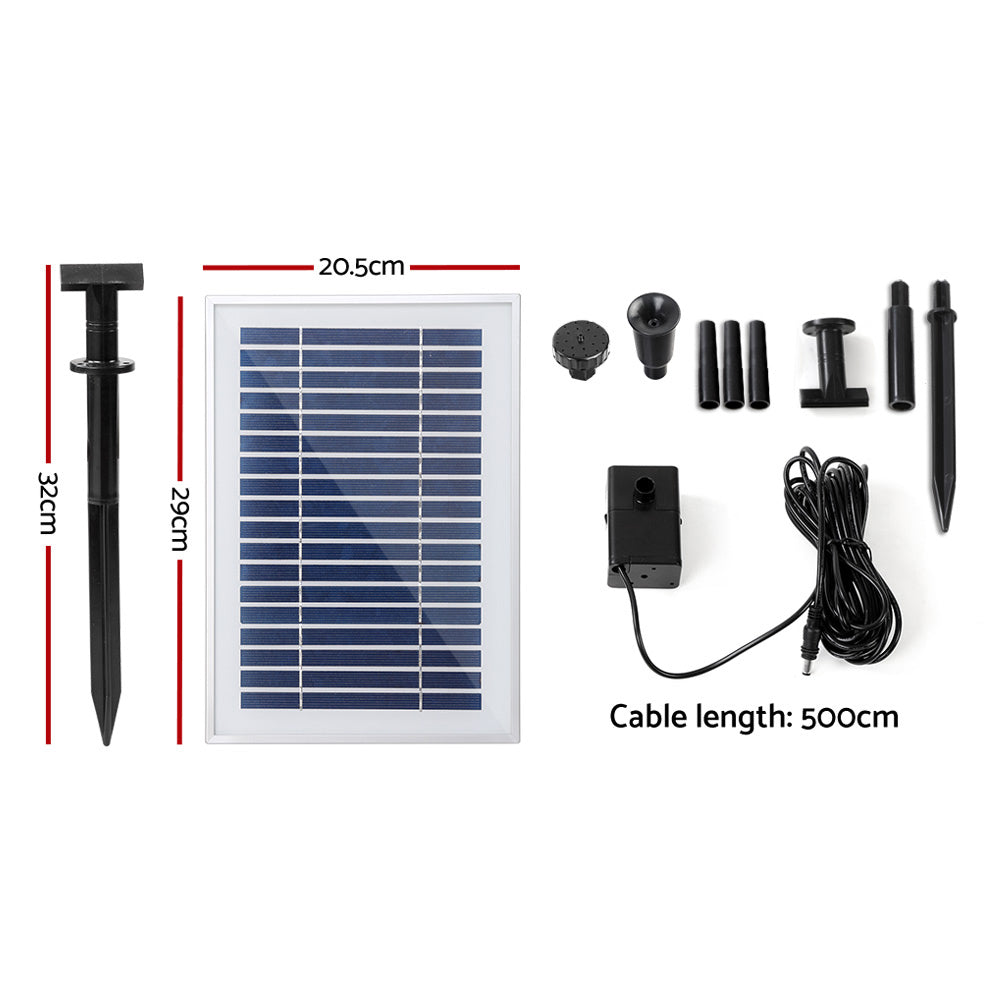 Solar Powered Submersible Water pond Pump - 25W