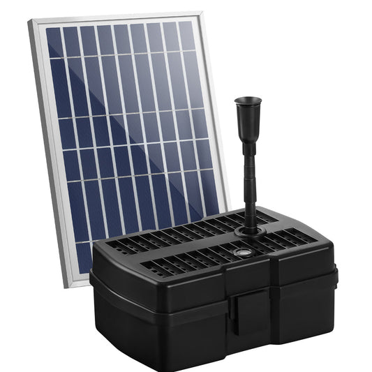Solar Pond Pump with Filter Box Water Fountain Kit - 5ft