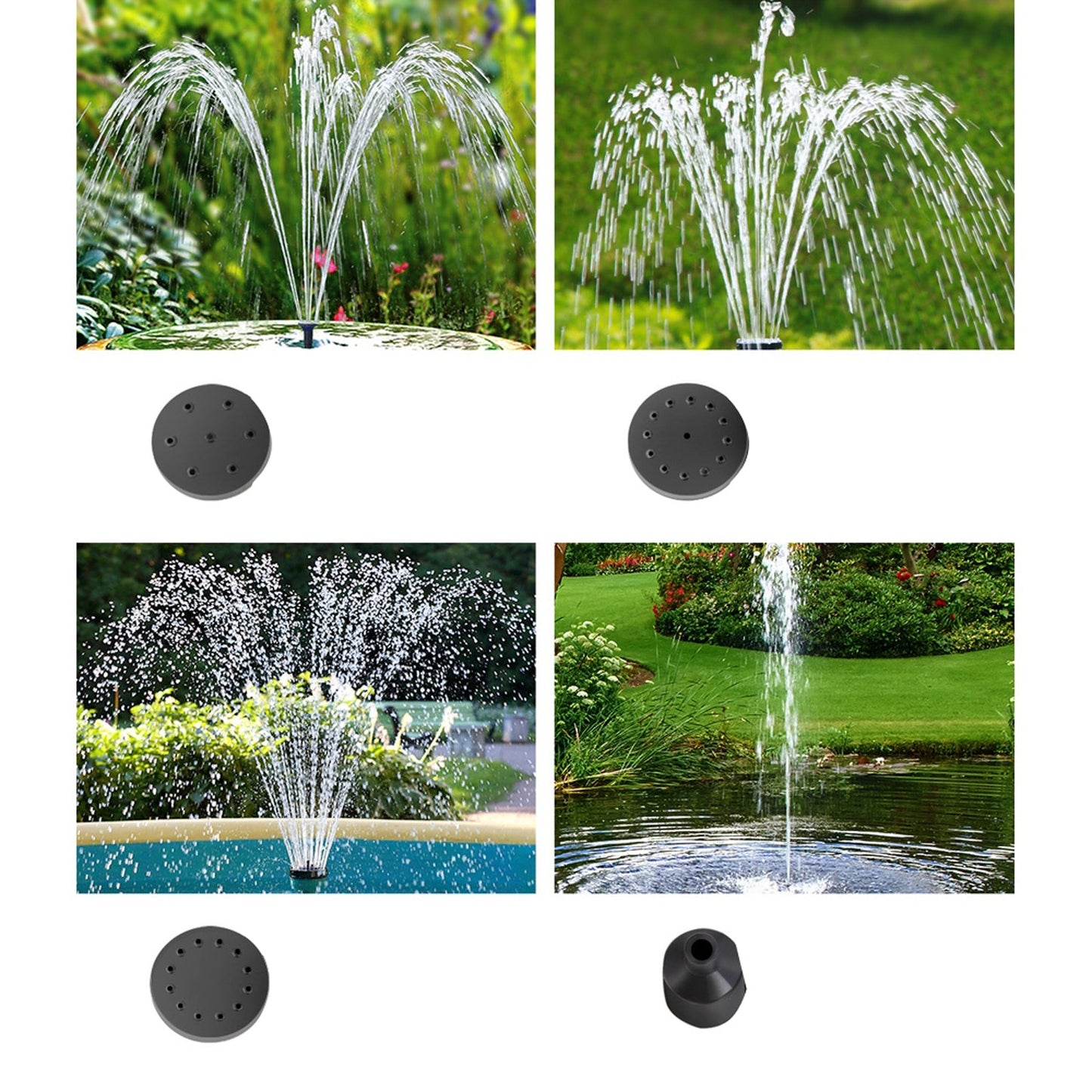 Solar Powered Water Pump Garden Water Fountain