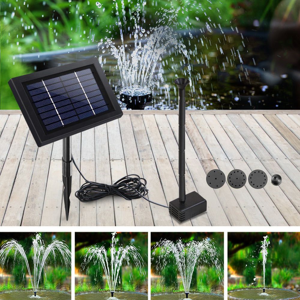Solar Powered Outdoor Pond Water Pump