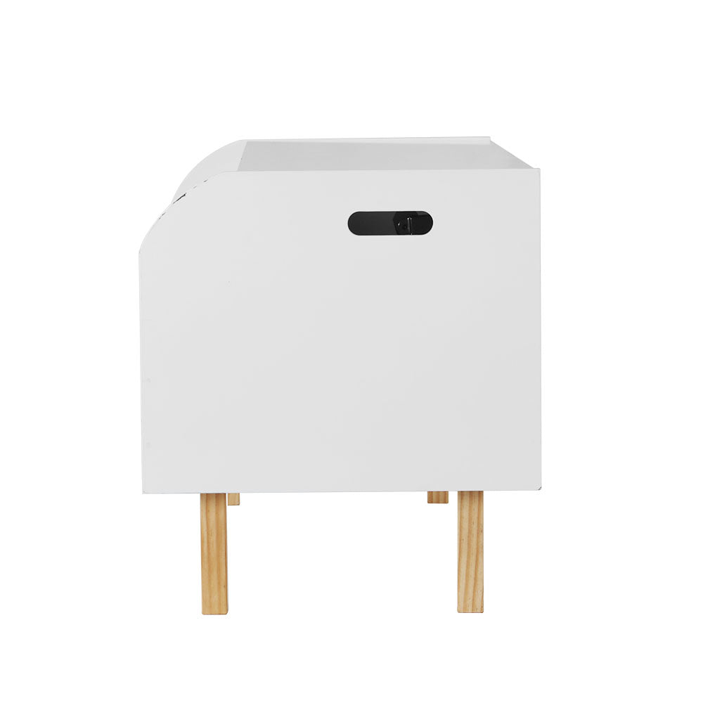 Kids Toy Bookshelf Storage Children Room Organiser Display - White