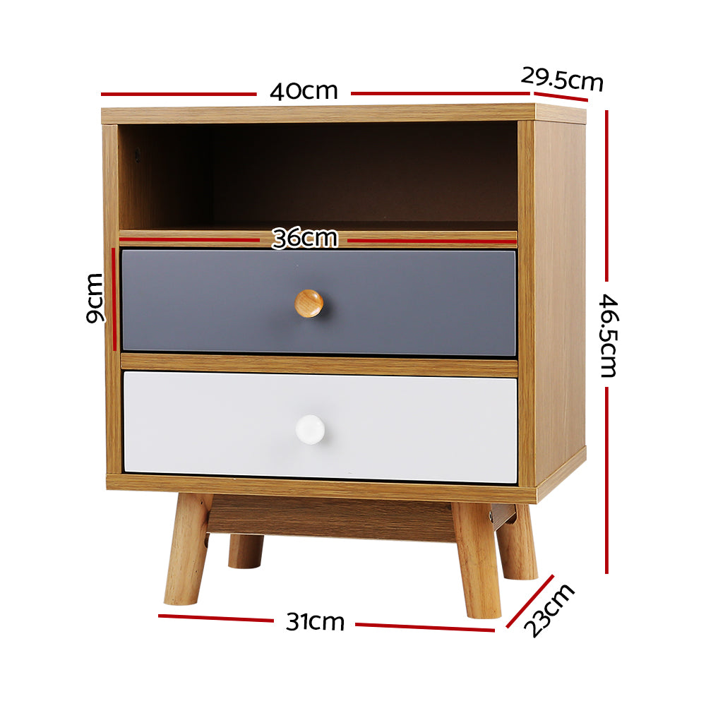 Wooden Bedside Table