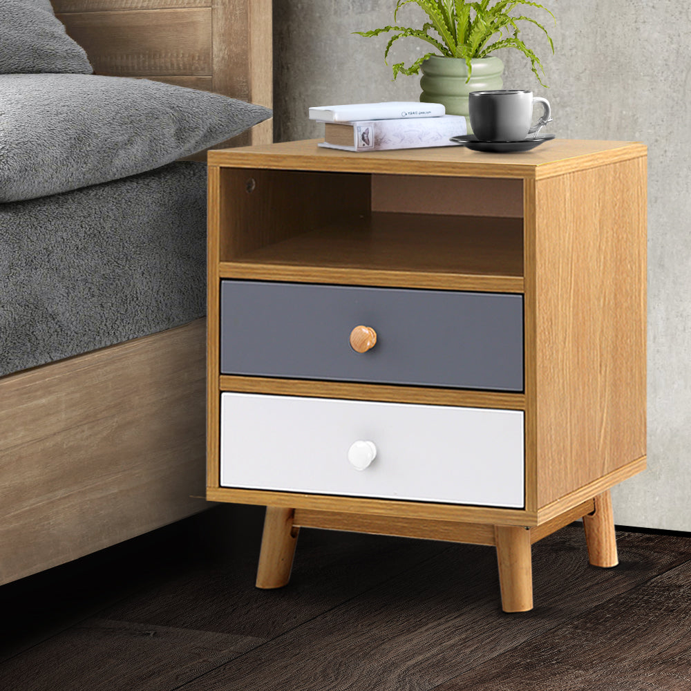 Wooden Bedside Table