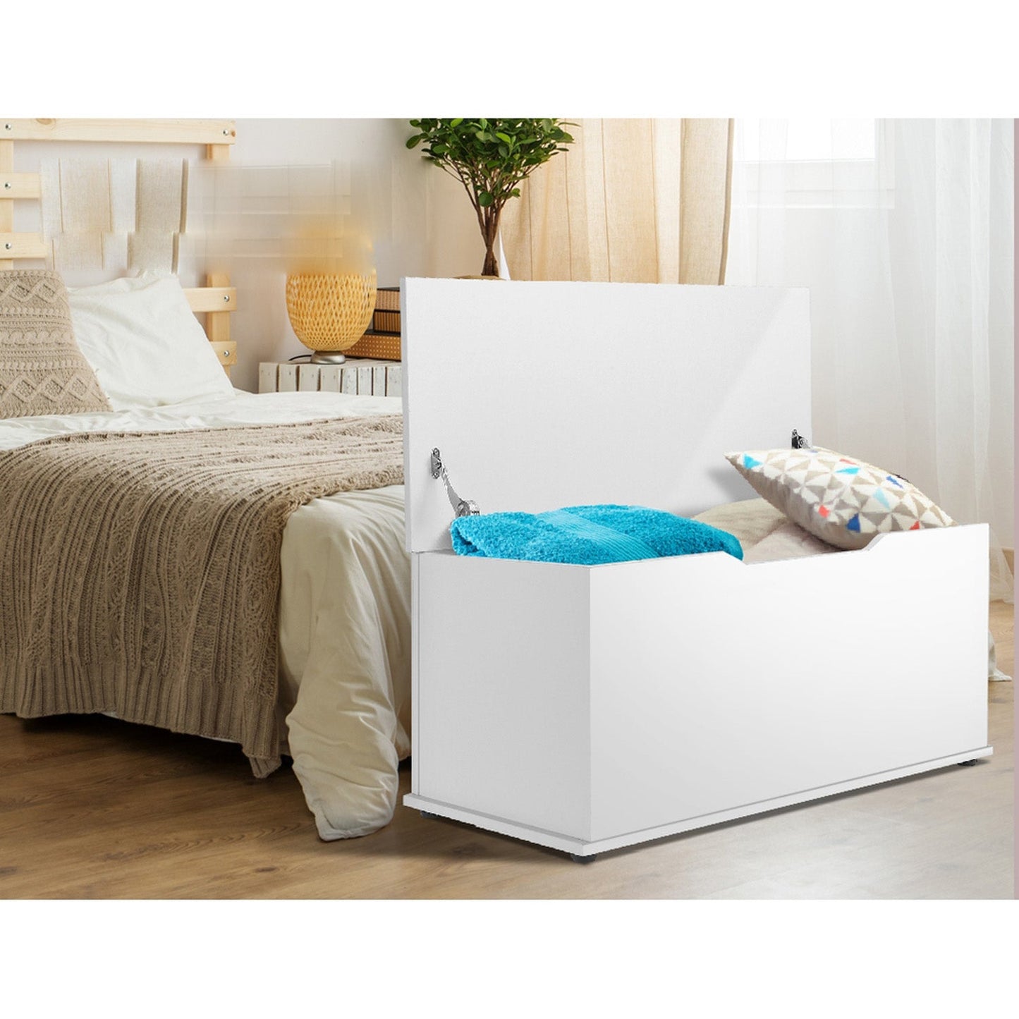 Kids Toy Storage Cabinet Clothes Bench