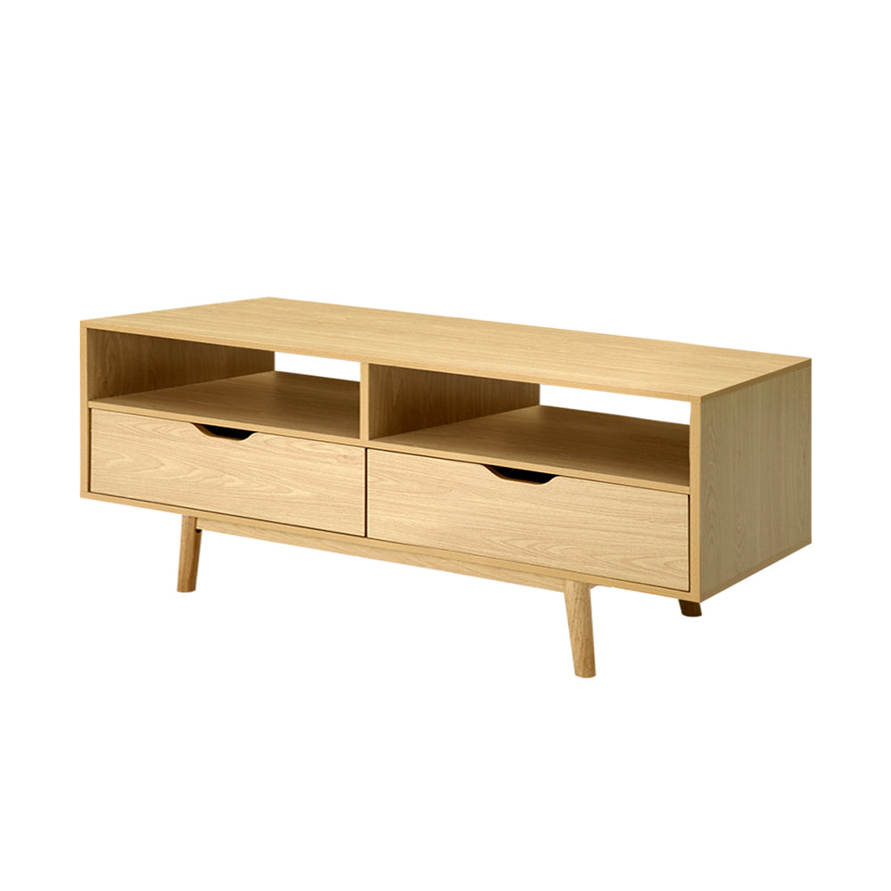 TV Cabinet Entertainment Unit Stand Wooden Storage 120cm