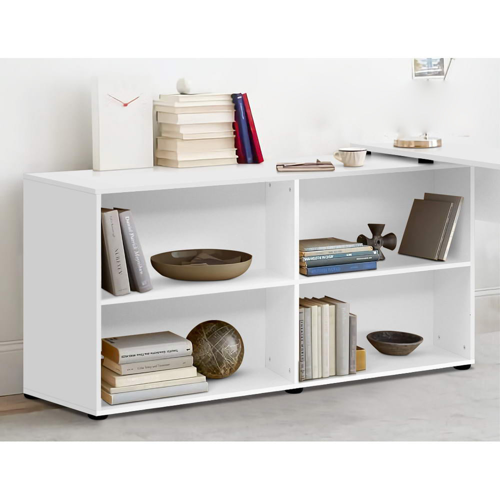 Office Computer Corner Desk Workstation - White