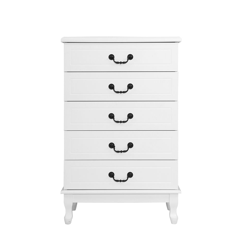 Chest of Drawers Tallboy Dresser Table Bedside Storage Cabinet Bedroom