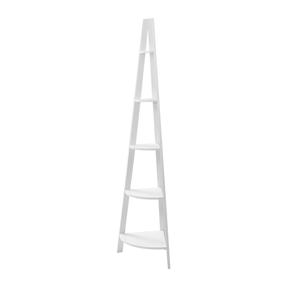 5 Tier Corner Ladder Display Shelf Home Storage Plant Stand Bookshelf