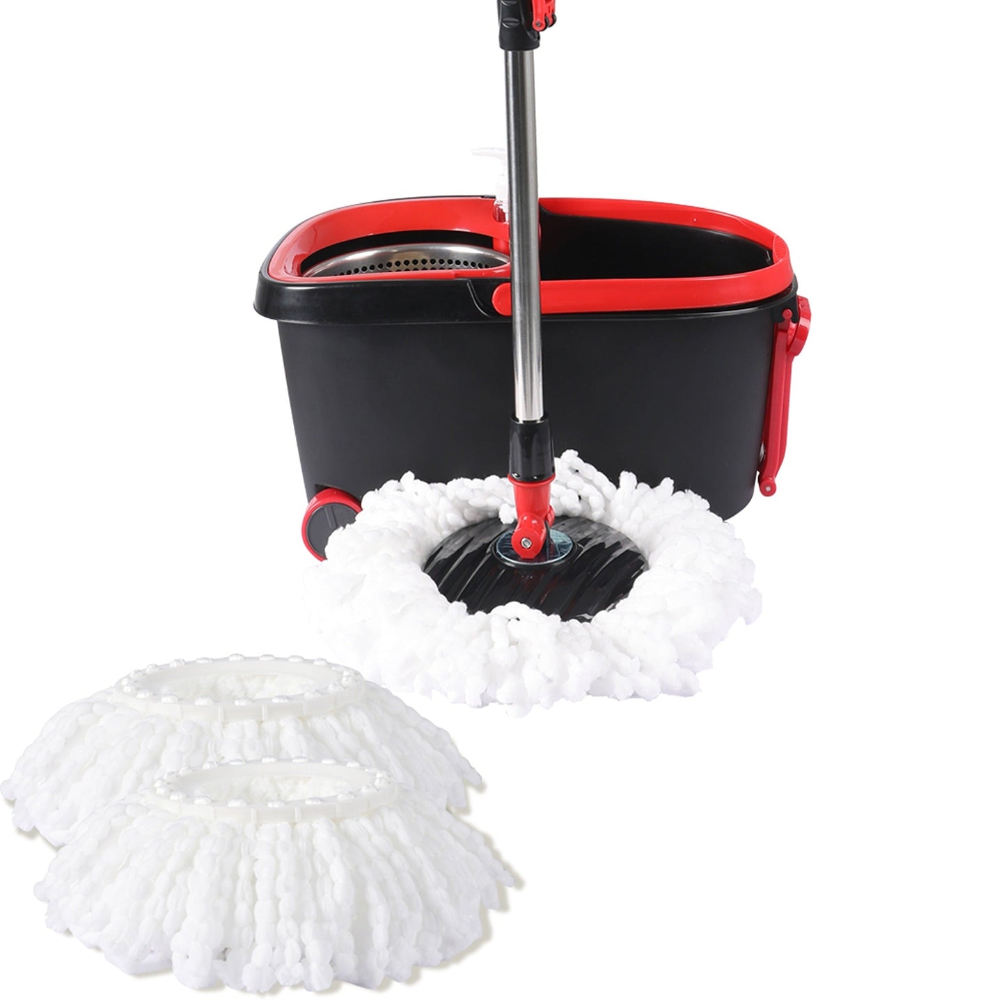 360 Degree Spin Mop Bucket Set with Microfiber Rotating Head