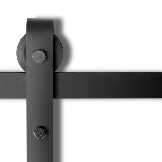 Sliding Barn Door Hardware Track Set 2.44m Roller Kit Slide Office