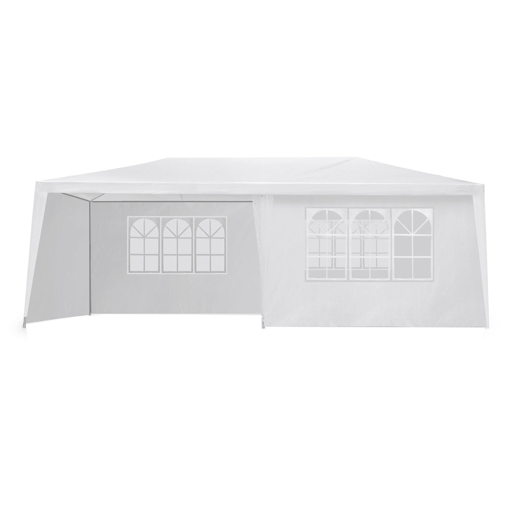Gazebo Outdoor Marquee Wedding Camping Tent White - 3x6m