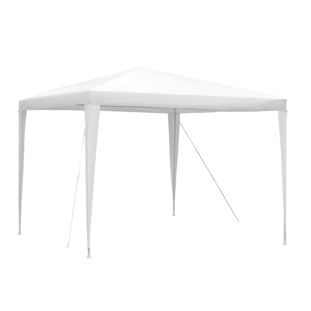 Wedding Gazebo Marquee Party Canopy Camping Tent White - 3x3m