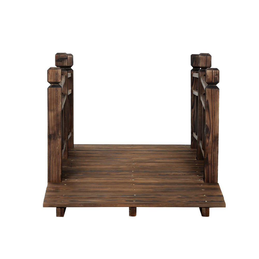 Wooden Rustic Bridge Outdoor Yard Garden Decor