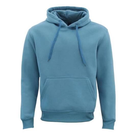 Aqua Unisex Adult Basic Plain Hoodie Men Pullover Sweater
