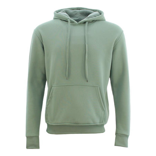 Dusty Green Unisex Adult Basic Plain Hoodie Men Pullover Sweater
