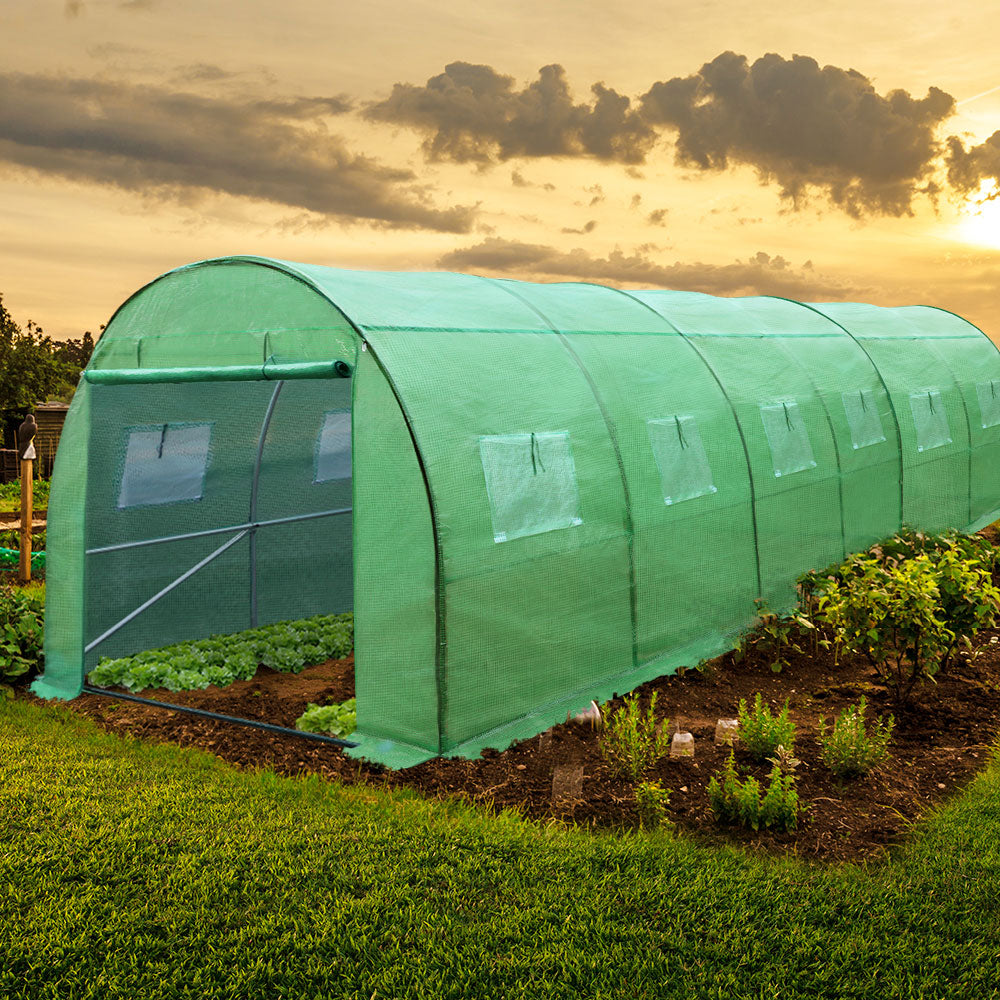 Greenhouse 6MX3M Garden Shed Green House Storage Tunnel Plant Grow