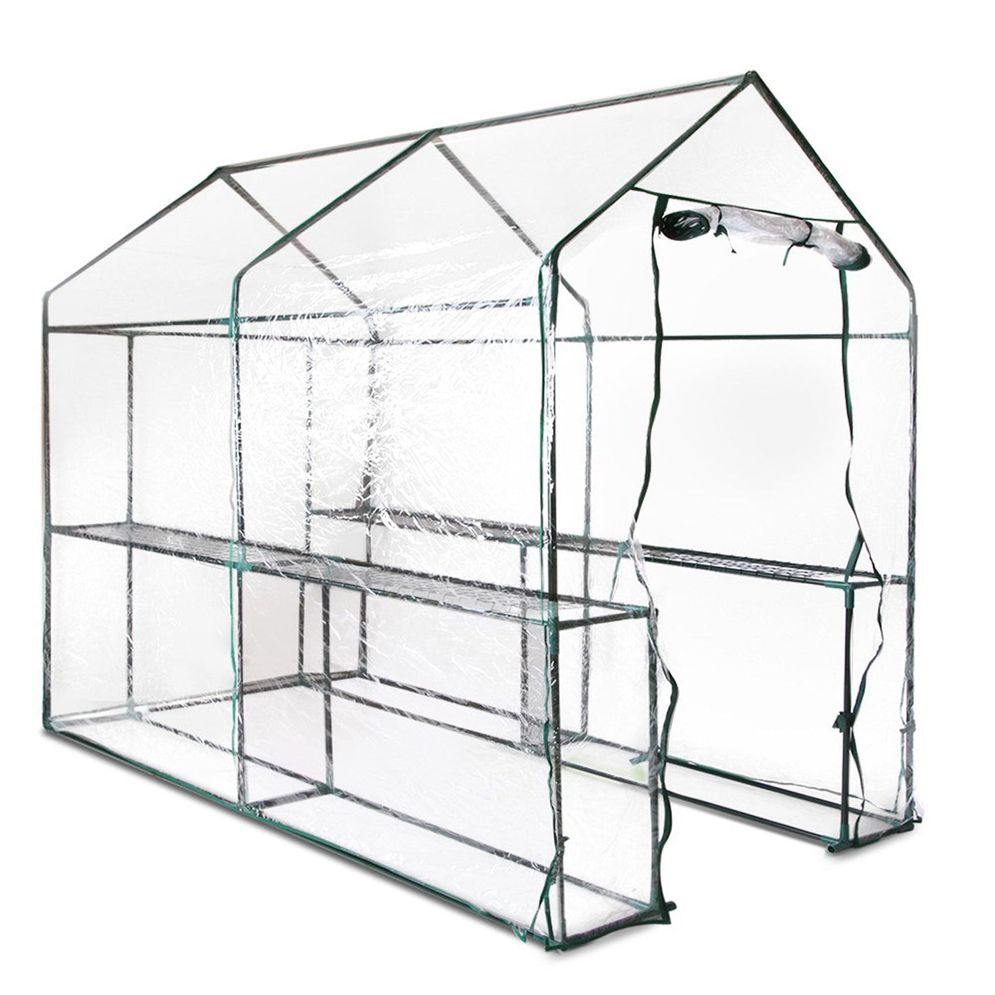 Garden Clear Greenhouse Shed - 1.2M x 1.9M