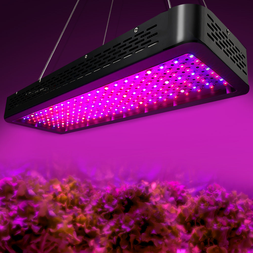 Set of 2 LED Grow Light Kit Hydroponic System 2000W Full Spectrum Indoor