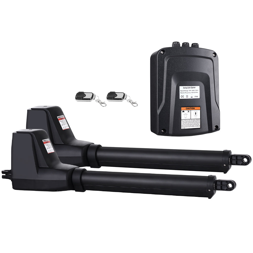 Swing Gate Opener Double Automatic Electric Kit Remote Control 1000KG