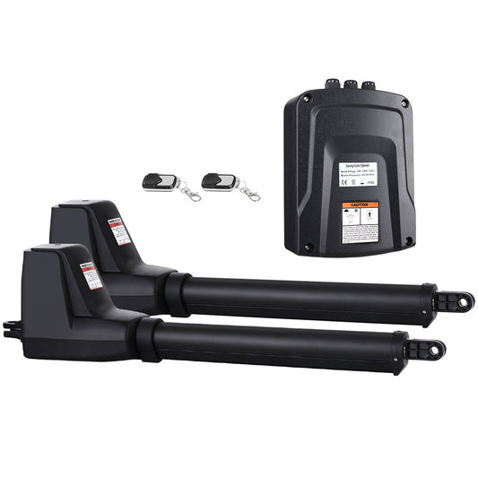Swing Gate Opener Double Automatic Electric Kit Remote Control 1000KG