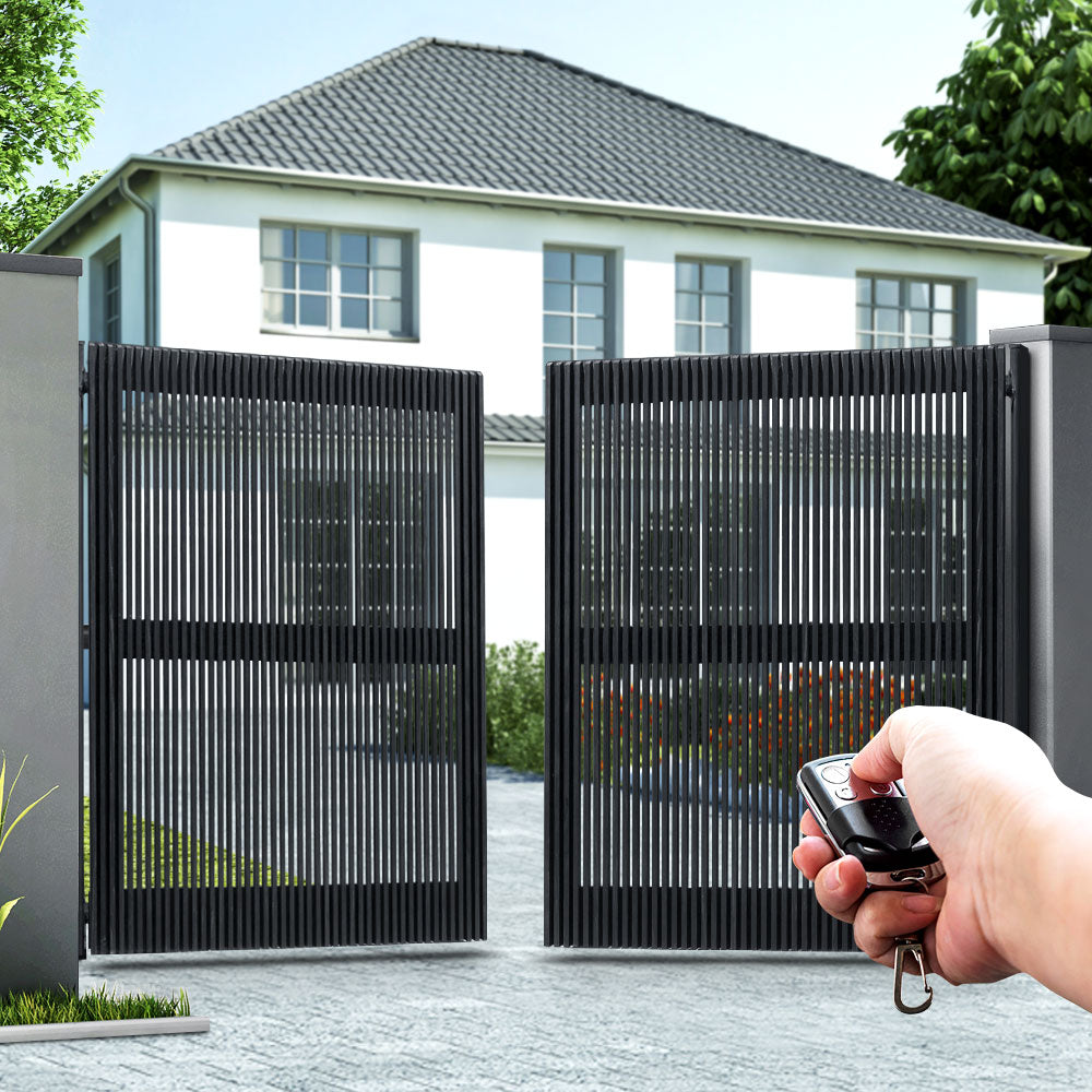 Swing Gate Opener Double Automatic Electric Kit Remote Control 1000KG