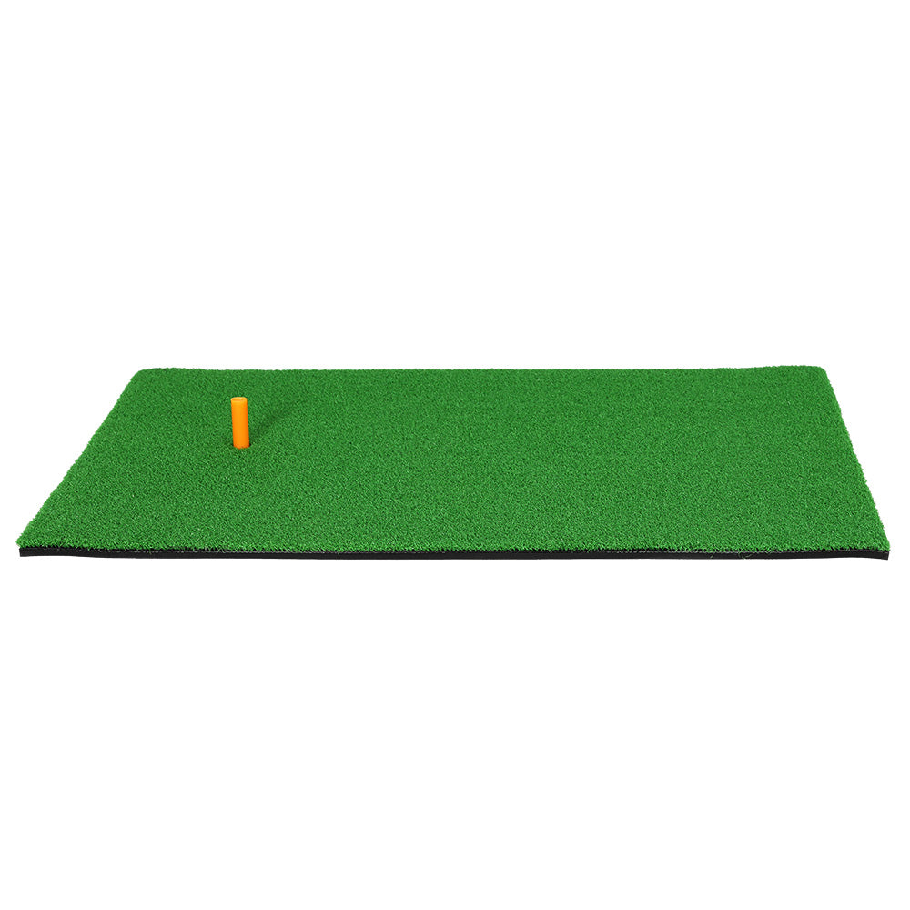 Portable Golf Hitting Mat with Rubber Holder Range Training Aid - 80x60cm